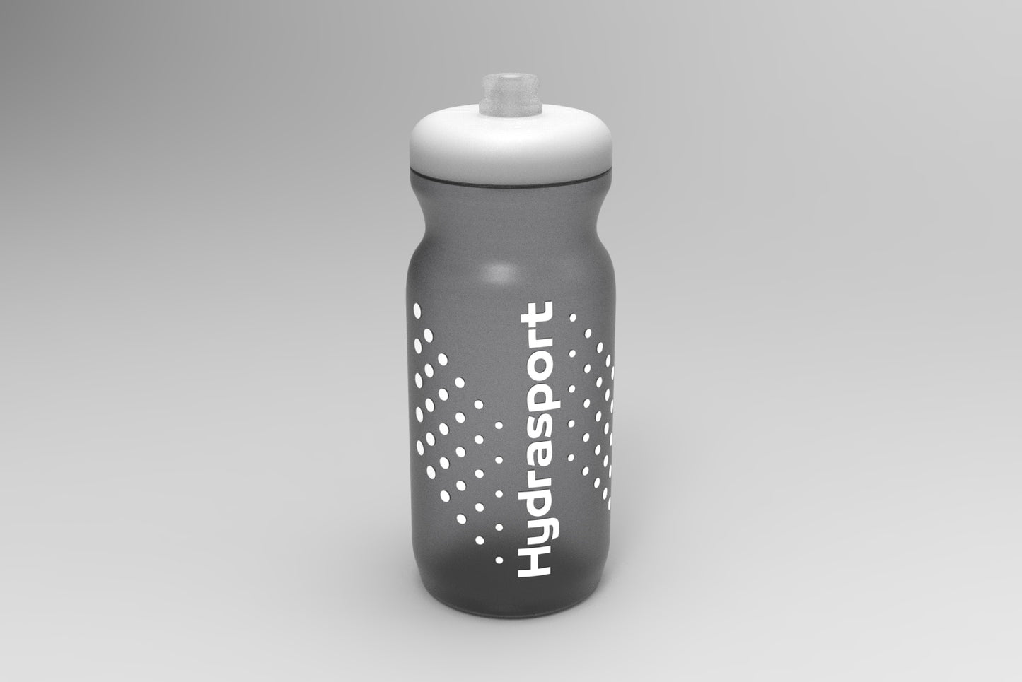 Gourde sport 650ml noire transparente - sans BPA - Hydrasport