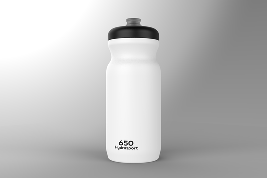 Gourde sport 650ml Blanc - Fitness - réutilisable - Hydrasport
