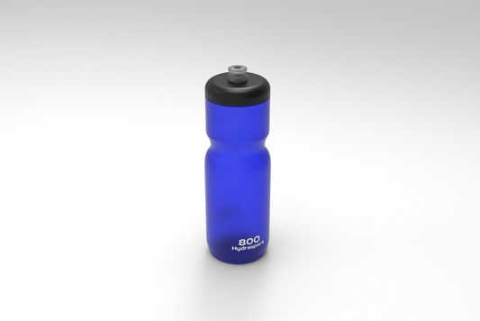 Gourde sport Hydrasport 800ml bleue transparente, sans BPA, fabriquée en France – photo 2