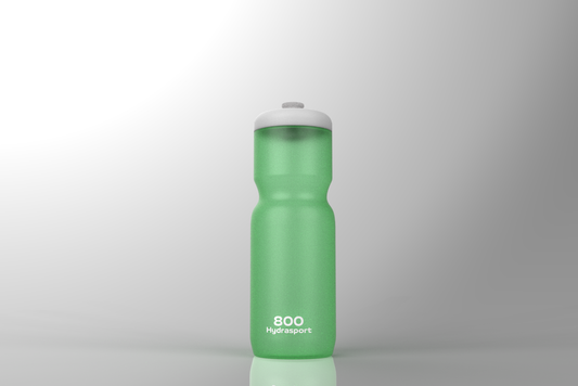 Gourde sport 800ml Vert transparent - Fitness - réutilisable - Hydrasport