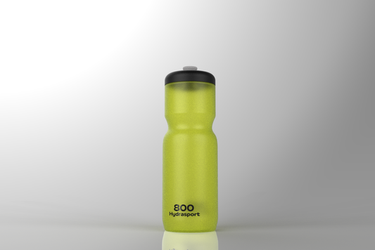 Gourde sport 800ml Jaune transparent - Tennis - Sport - Hydrasport