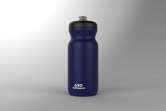 Gourde sport 650ml bleu marine - Réutilisable - fabrication Française - Hydrasport